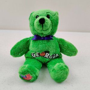 Symbolz Green Bear Georgia Souvenir Stuffed Animal Plush Toy 2008